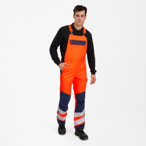 ENGEL Safety+ overalls Orange/Blue ink 3321-188