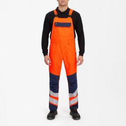ENGEL Safety+ overalls Orange/Blue ink 3321-188