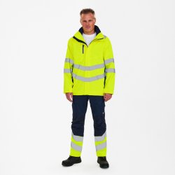 ENGEL Safety parka skaljakke Gul/Blue Ink 1145-930