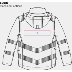 ENGEL Safety parka skaljakke Orange/Antrazitgr 1145-930