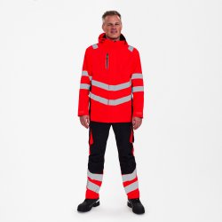 ENGEL Safety parka skaljakke Rd/Sort 1145-930