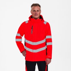 ENGEL Safety parka skaljakke Rd/Sort 1145-930