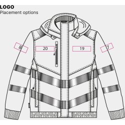ENGEL Safety pilotjakke Gul/Blue Ink 1246-930