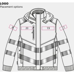 ENGEL Safety pilotjakke Gul/Sort 1247-935