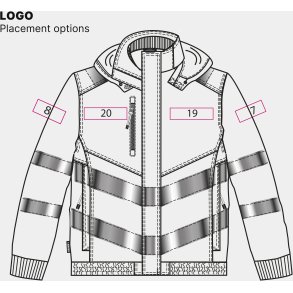 ENGEL Safety pilotjakke Orange/Antrazitgr 1246-930
