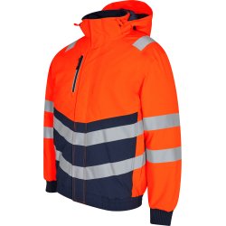 ENGEL Safety pilotjakke Orange/Blue ink 1248-930