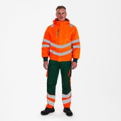 ENGEL Safety pilotjakke Orange/Grn 1247-935