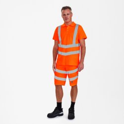ENGEL Safety poloshirt Hi-vis Orange 9546-182