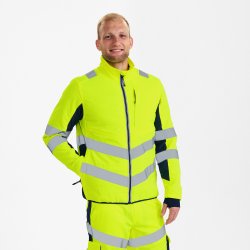 ENGEL Safety quiltet inderjakke Gul/Blue Ink 1159-158