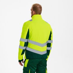 ENGEL Safety quiltet inderjakke Gul/Grøn 1159-158