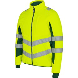 ENGEL Safety quiltet inderjakke Gul/Grøn 1159-158