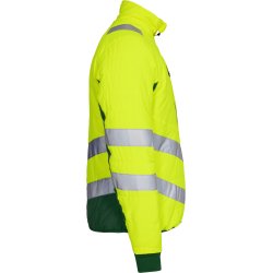ENGEL Safety quiltet inderjakke Gul/Grøn 1159-158