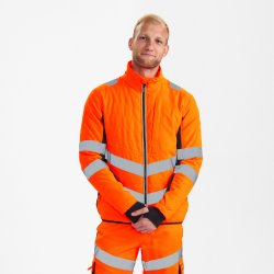 ENGEL Safety quiltet inderjakke Orange/Antrazitgrå 1159-158