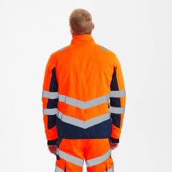 ENGEL Safety quiltet inderjakke Orange/Blue ink 1159-158