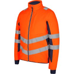 ENGEL Safety quiltet inderjakke Orange/Blue ink 1159-158