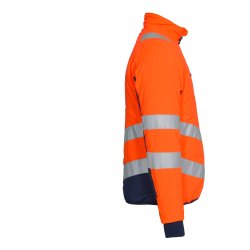 ENGEL Safety quiltet inderjakke Orange/Blue ink 1159-158