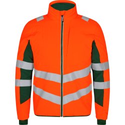 ENGEL Safety quiltet inderjakke Orange/Grn 1159-158