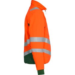 ENGEL Safety quiltet inderjakke Orange/Grn 1159-158