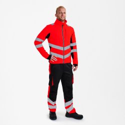 ENGEL Safety quiltet inderjakke Rød/Sort 1159-158
