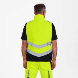 ENGEL Safety quiltet vest Gul/Sort 5159-158