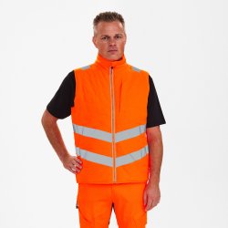 ENGEL Safety quiltet vest Hi-vis Orange 5159-158