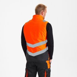 ENGEL Safety quiltet vest Orange/Antrazitgrå 5159-158