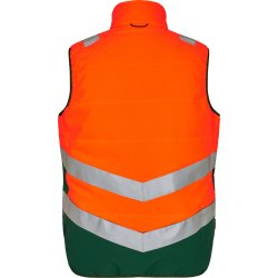 ENGEL Safety quiltet vest Orange/Grn 5159-158