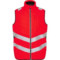 ENGEL Safety quiltet vest Rd/Sort 5159-158