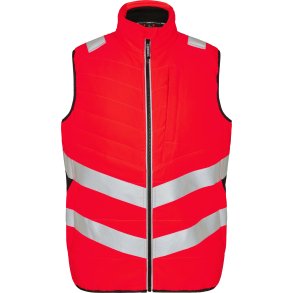 ENGEL Safety quiltet vest Rd/Sort 5159-158