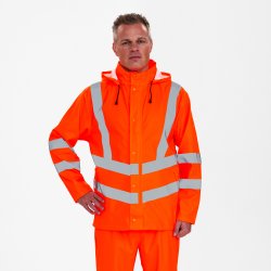 ENGEL Safety regnjakke Hi-vis Orange 1921-102