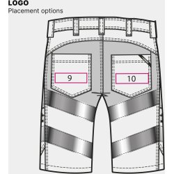 ENGEL Safety shorts Orange 6546-314
