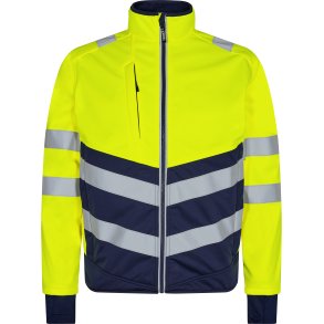 ENGEL Safety softshelljakke Gul/Blue Ink 1150-237