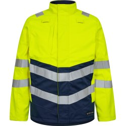 ENGEL Safety+ Softshelljakke Gul/Blue Ink 1324-185
