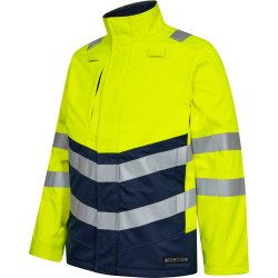 ENGEL Safety+ Softshelljakke Gul/Blue Ink 1324-185