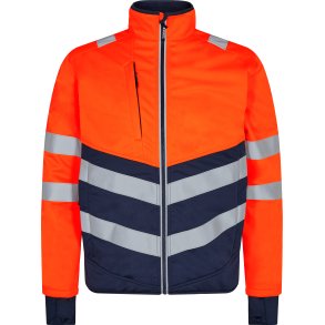 ENGEL Safety softshelljakke Orange/Blue ink 1150-237