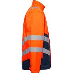 ENGEL Safety+ Softshelljakke Orange/Blue ink 1324-185
