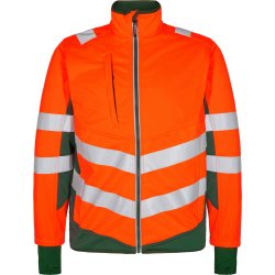 ENGEL Safety softshelljakke Orange/Grøn 1158-237