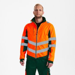 ENGEL Safety softshelljakke Orange/Grøn 1158-237