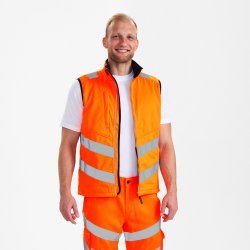 ENGEL Safety softshellvest Hi-vis Orange 5156-237