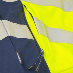 ENGEL Safety sweat cardigan Gul/Blue Ink 8025-241