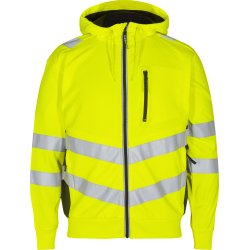 ENGEL Safety sweat cardigan Gul/Sort 8025-241