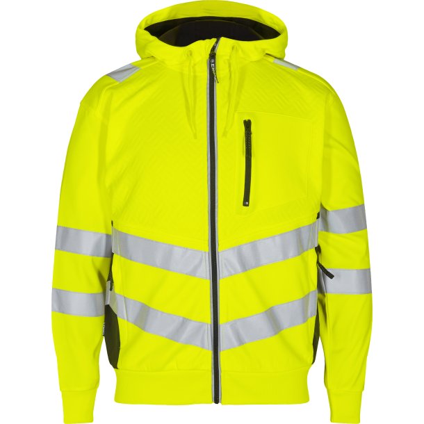 ENGEL Safety sweat cardigan Gul/Sort 8025-241