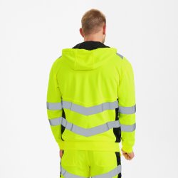 ENGEL Safety sweat cardigan Gul/Sort 8025-241