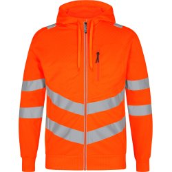 ENGEL Safety sweat cardigan Hi-vis Orange 8025-241