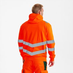 ENGEL Safety sweat cardigan Hi-vis Orange 8025-241