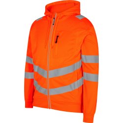 ENGEL Safety sweat cardigan Hi-vis Orange 8025-241
