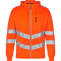 ENGEL Safety sweat cardigan Orange 8025-241