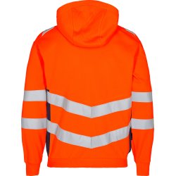 ENGEL Safety sweat cardigan Orange/Blue ink 8025-241