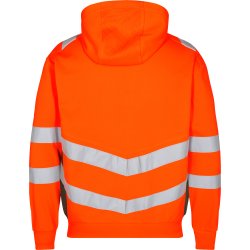 ENGEL Safety sweat cardigan Orange/Grn 8025-241