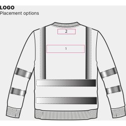 ENGEL Safety sweatshirt Gul 8041-253